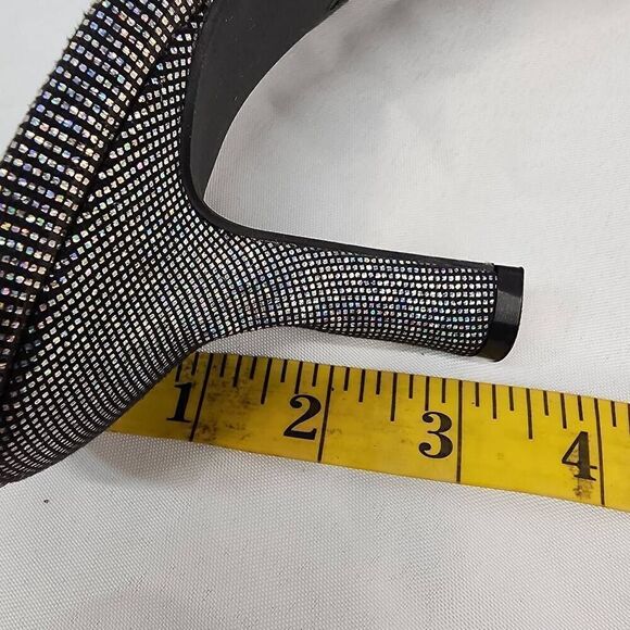 Torrid size 9 Iridescent Squared Toe Heel Sandal (WW) Double wide width - Picture 9 of 9